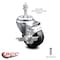 Service Caster 3.5 Inch Phenolic Wheel Swivel 3/8 Inch Threaded Stem Caster with Brake SCC SCC-TS20S3514-PHS-TLB-381615 - alternate 3